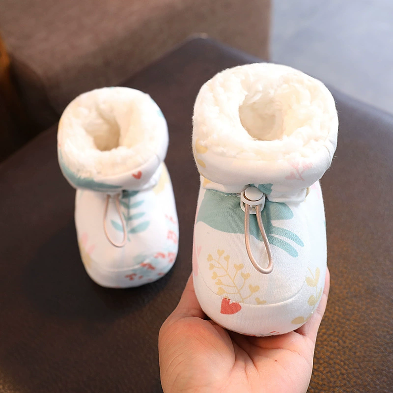 Children's winter keep warm protective lanyard holder for new born, soft sole, 3-12 month