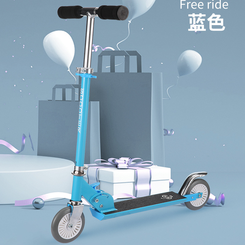 2022 nuevo Scooter infantil de dos ruedas de aleación de aluminio plegable de dos ruedas polea de comercio exterior entrega transfronteriza