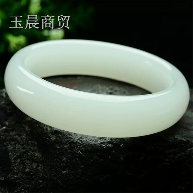 Bracelet white jade, Birthday gift