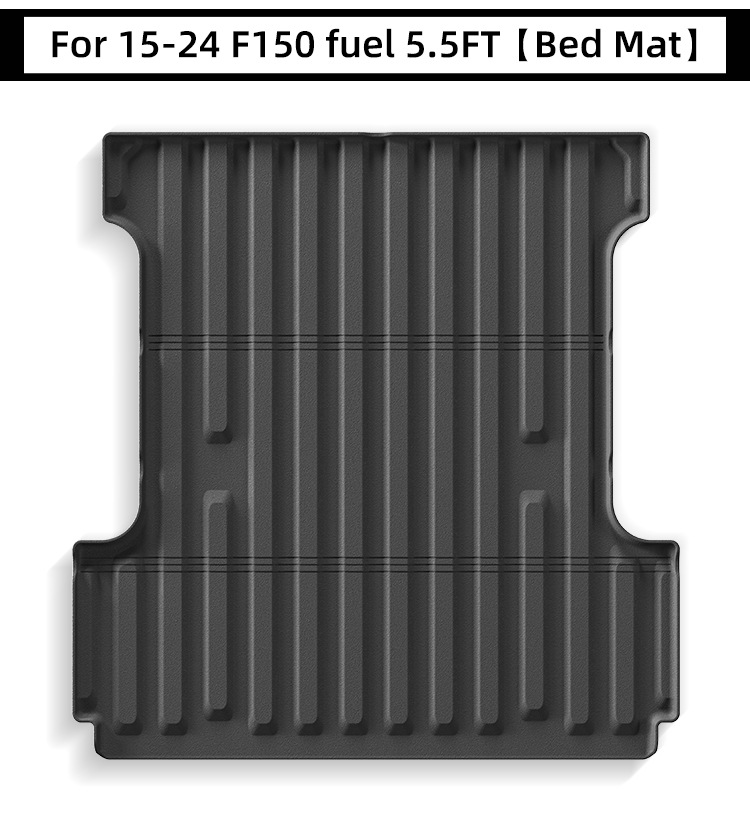Suitable for 15-26 Models of Ford F150 Car Floor Mats, Waterproof and Dirt-Resistant, Special Tpe Floor Mats for the Rear Compartment