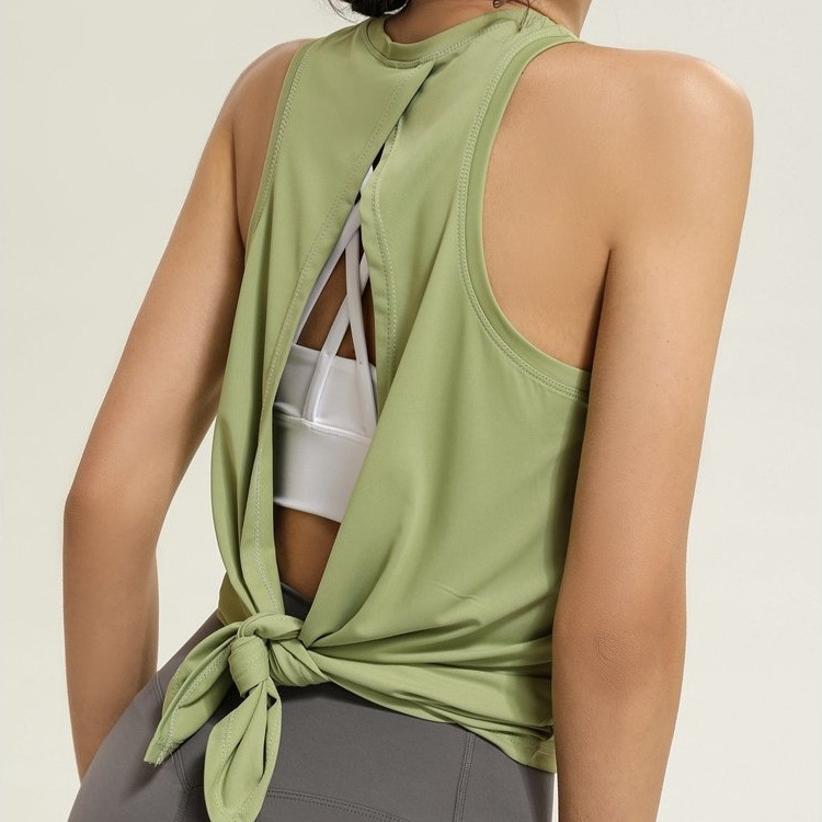 Yoga New Sleeveless T-shirt Sports Vest Women's Running Fitness Loose Blouse Strap Beautiful Back Training Top Yoga New Sleeveless T-shirt Sports Vest Women's Running Fitness Loose Blouse Strap Beautiful Back Training Top