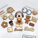Pilot boss dog water cup stickers accessories creative DIY cute cartoon large puppy phone case 3D stickers