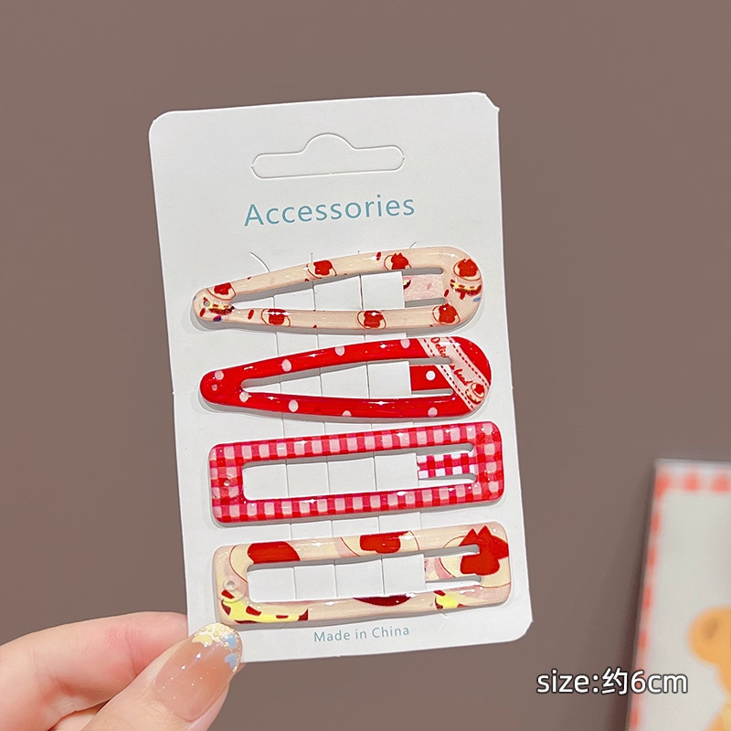 Dopamina color gota de agua bb clip clip para el cabello niña encantadora caricatura lateral frange broche clip para el cabello para niños accesorios para el cabello image 16
