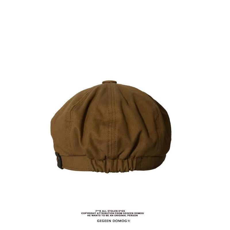 British octagonal men's artistic casual duck tongue newspaper, children's hat, spring and autumn beret, painter's hat_voghion.com