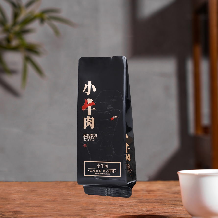 Wuyiyan té Ma Touyan canela carne de caballo carne de ganado corral holes canela carne de tigre carne de dragón edición pública bolsa de burbuja de estampado de 15cm de largo