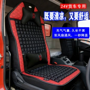 Yük maşını, forklift və avtobus sürücüsü üçün ventilyasiyalı, masajlı sərin oturacaq yastığı