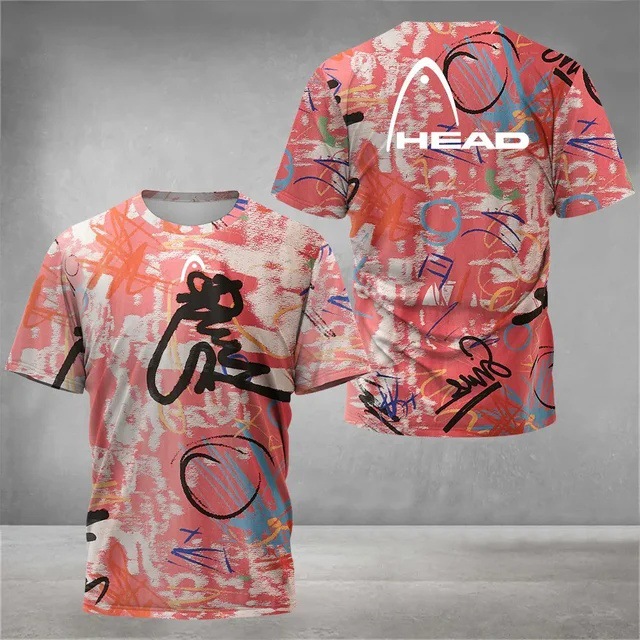 Deportes para hombres malla suelta transpirable manga corta cuello redondo camiseta venta directa de fábrica impresión digital 3D