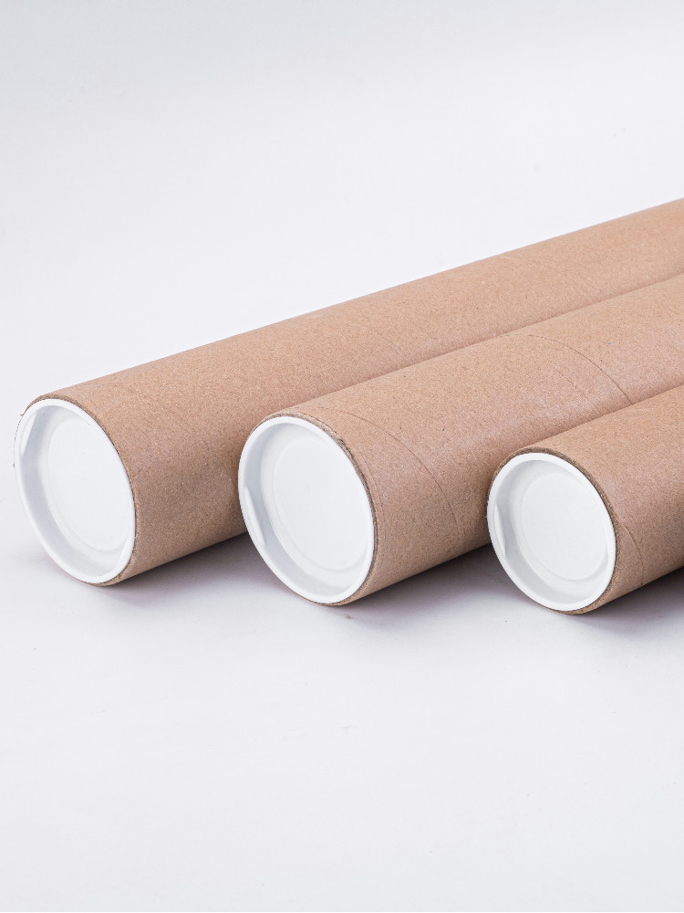 Tubo de papel barril redondo kraft creativo artesanal diy cartel de papel de embalaje de papel de caligrafía barril etiqueta barril al por mayor