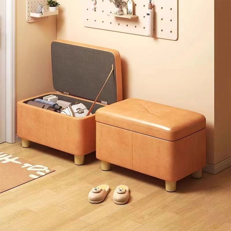 Low Stool for Home Use, Small Stool for Living Room, Sofa Stool, Storage Stool, Storage Bench, Small Bench for Changing Shoes, Storage Stool