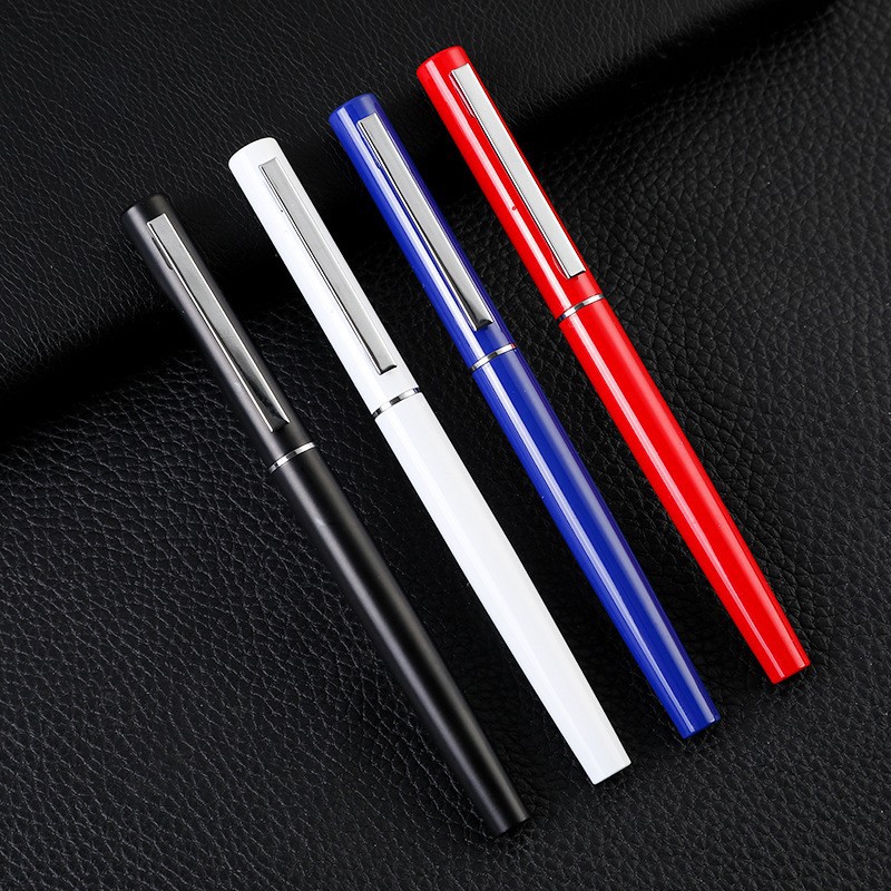 Straight Stick Gift Signature Pen, Practical Office Stationery, Smooth Writing Ballpoint Pen, Gel Pen, Logo Printing