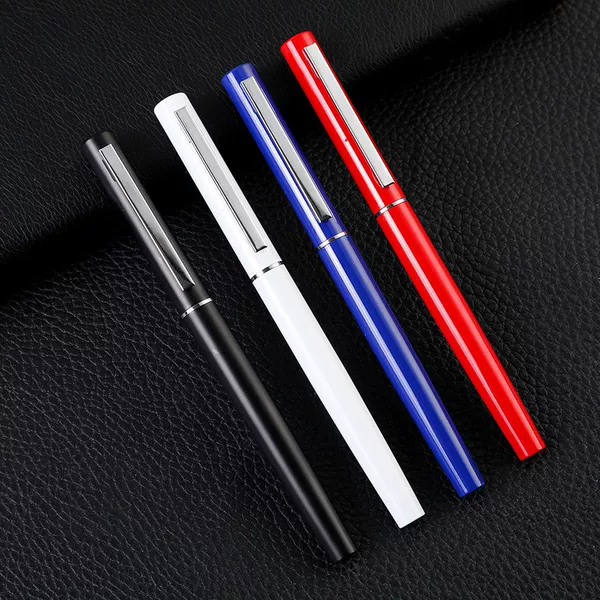 Straight Stick Gift Signature Pen, Practical Office Stationery, Smooth Writing Ballpoint Pen, Gel Pen, Logo Printing
