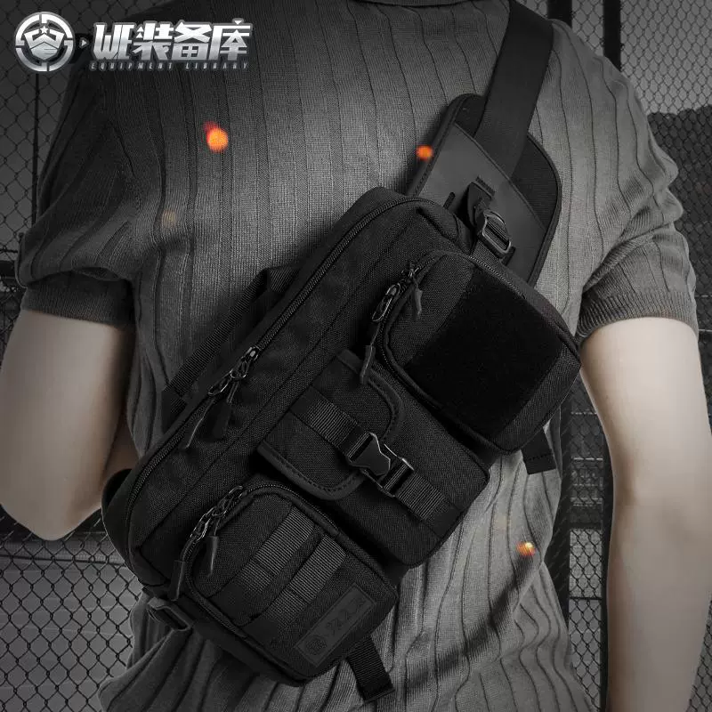 Многофункциональная тактическая поясная сумка, водоотталкивающая, устойчивая к царапинам, спортивная сумка большой вместимости с несколькими отделениями, мужская сумка через плечо.