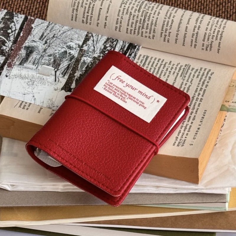 小红书纯色软皮m5手帐本高颜值可拆卸活页本学生日记本笔记本|undefined