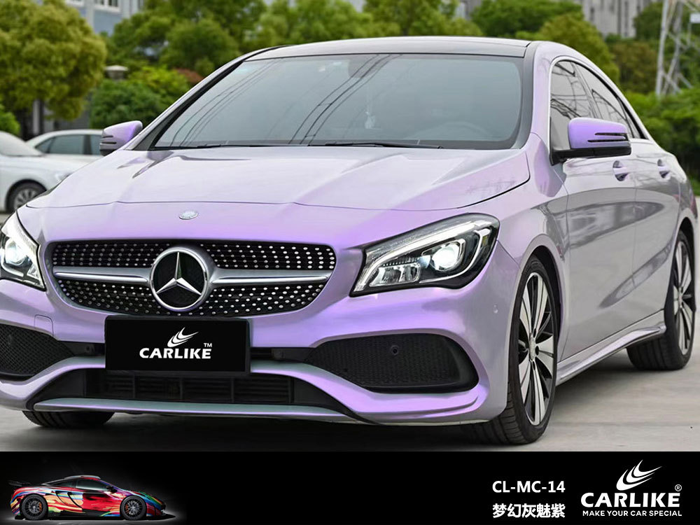 Carlake color mágico cambiando el color del coche completo película cambiante fantasía volcánica película de cuerpo gris superficie brillante película de coche completo