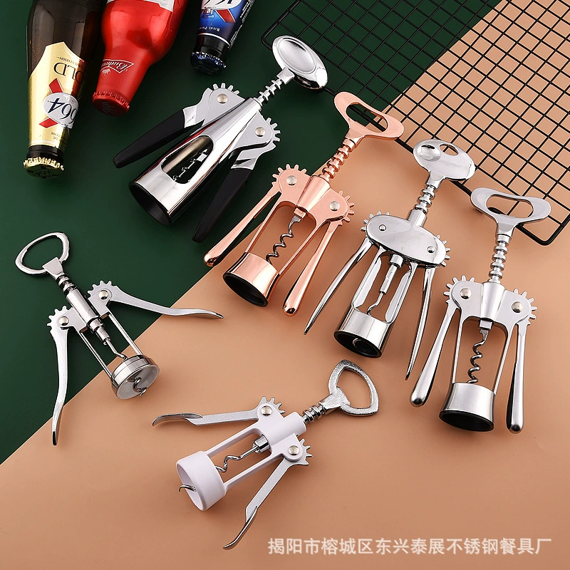 Metal bottle opener for home use, screwdriver