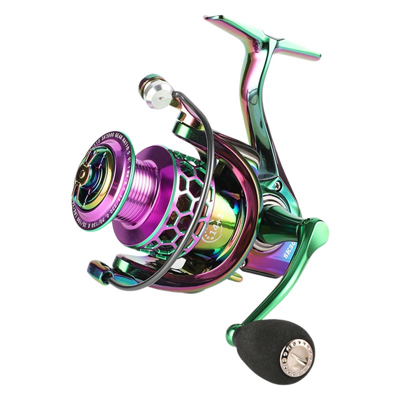 Bilings rueda giratoria de metal transfronteriza carrete de pesca rueda de pesca de largo alcance rueda de pesca artes de pesca rueda de pesca al por mayor carrete de pesca