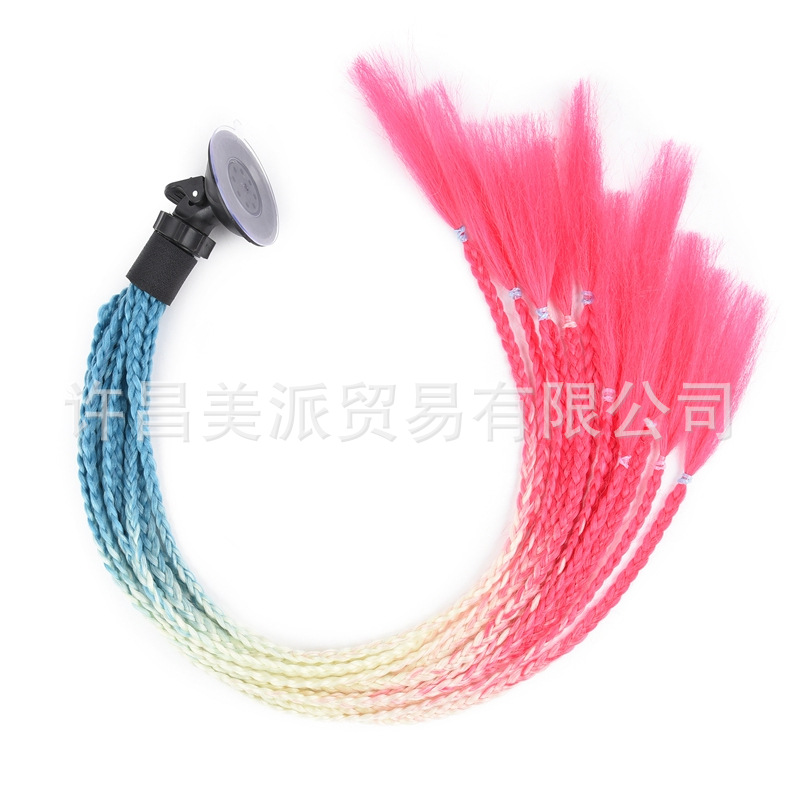 Casco sucio trenza casco decoración casco accesorios eres hambriento Meituan llevar jinete trenza