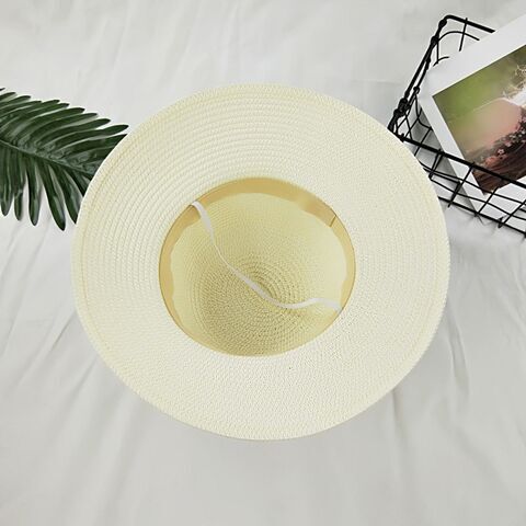 Sun Hat for Women, Foldable Straw Hat, Beach Vacation Hat, Wide Brim Sun Hat for Women, Beach Casual Hat
