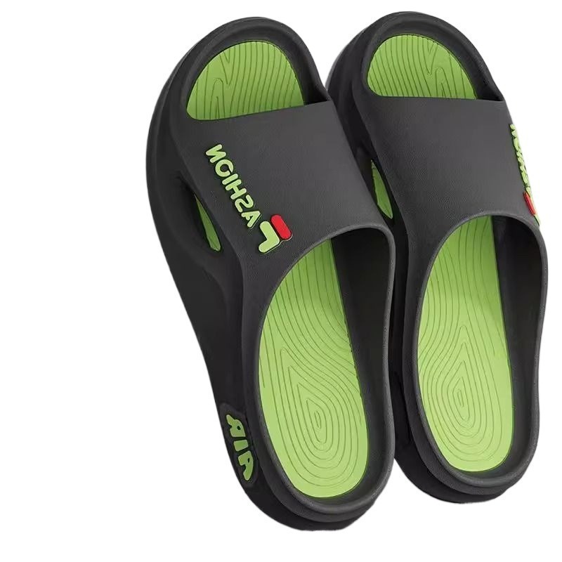 夏用メンズスリッパ、新しいスタイル、ホームファッション、消臭、厚底、滑り止め、男性用、耐摩耗性、足が臭わない|undefined