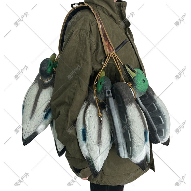 Cross -border outdoor cashmere camouflage duck straps 12 ring camouflage hunting accessories hunting decoy stra 3