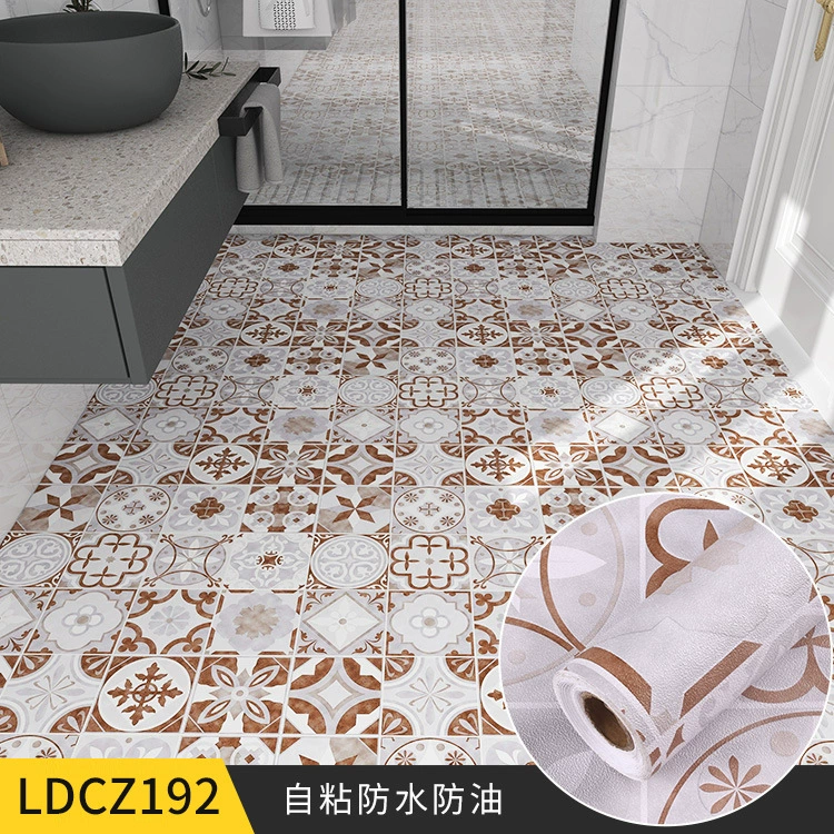 Waterproof self- adhesive non-slip sticker on wall, boho style