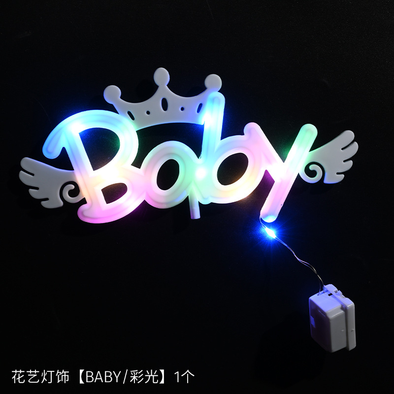 Decoración floral para el Día de San Valentín, luz ambiental, empaque de rosas, ramo de piruletas, luz de alambre de cobre, luz LED