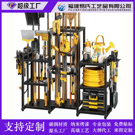 亚马逊跨境花园庭院工具收纳架多功能工具收纳架适用于车库花园