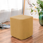 华夫格方柱形脚蹬套幼儿园方凳套换鞋凳套方形凳子套现代简约防水