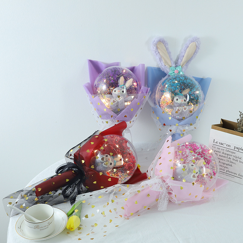 Sanba diosa festival creativo cielo estrellado delu bobo bola eterna ramo seco para niños y niñas regalo de cumpleaños al por mayor