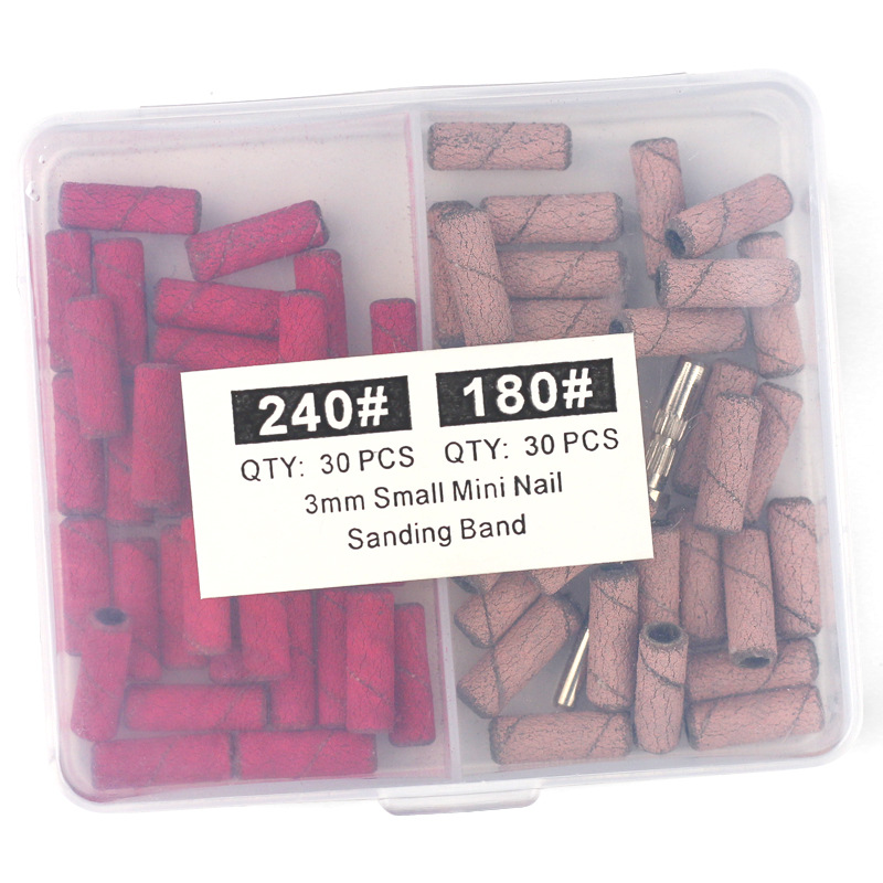 Mini anillo de arena pequeño para uñas transfronterizo de 3mm