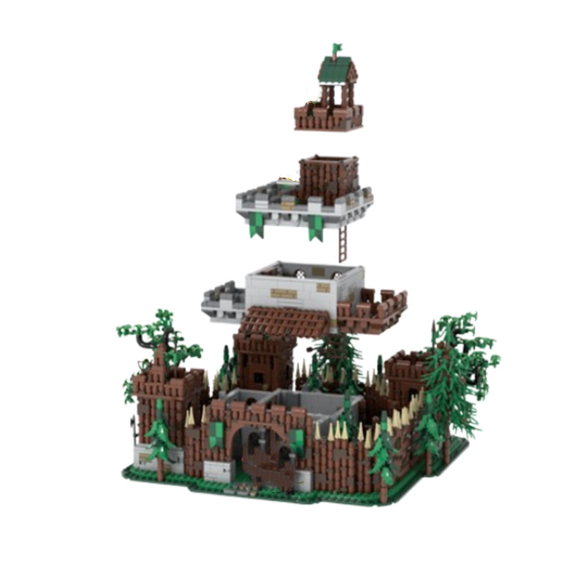 Educational Castle Building Block Model Toy Decoration Set_voghion.com
