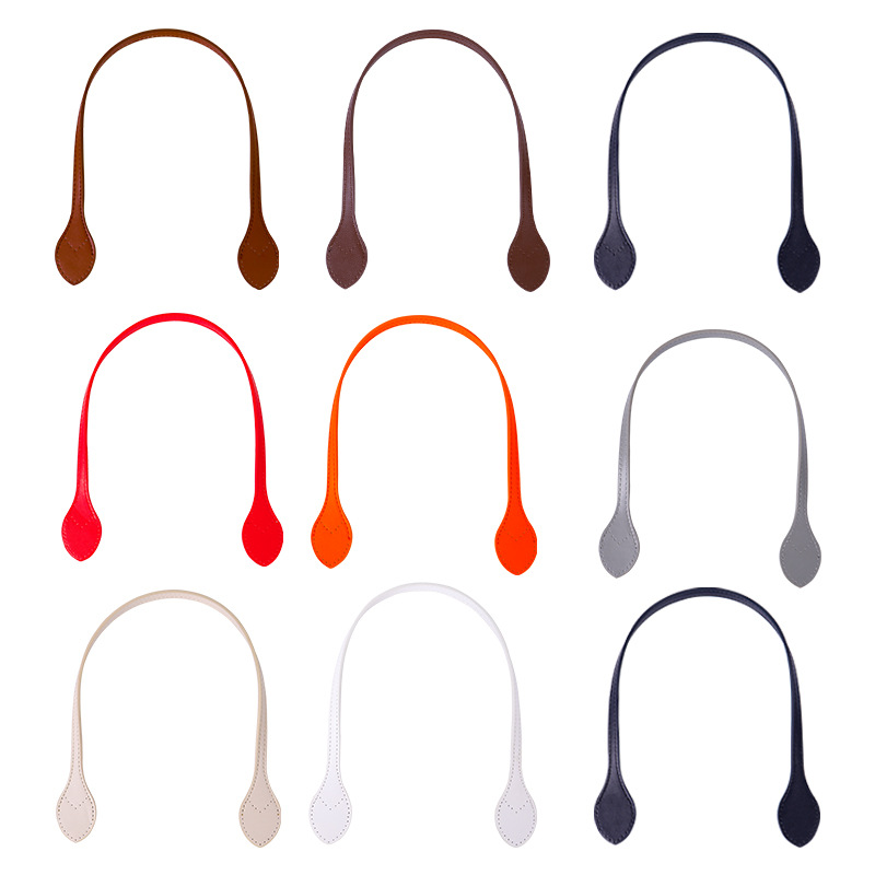 水桶包包配件包帶手提 樹葉款拎手PU皮質雙面黑色規格60CM*1.2CM