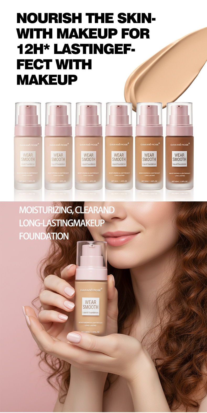 Hydrating Long-lasting Foundation Natural Concealing Makeup Set_voghion.com