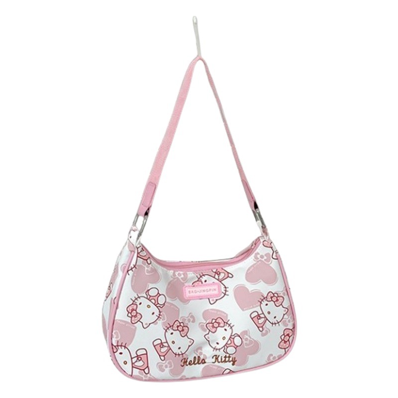 New Cute Cross-Border Backpack Girls Armpit Bag Handbag Girls Shoulder Bag Niche Cartoon Handbag Women's Bag