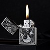 Zoro Z91294A refined retro tie, ancient silver, ancient silver stickers, brass kemon, oil and windproof lighter wholesale