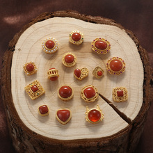 S925���y�ŷ��ϼt���ĸ��Ƶ���diy�ִ���ɢ������y����T15