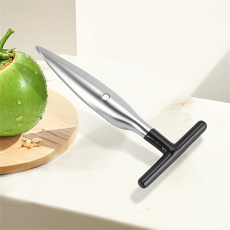 Custom-Made Stainless Steel Coconut Opener, Coconut Cone, Creative Coconut Opening Tool, Coconut Hole Punch, Coconut Green Hole Opener