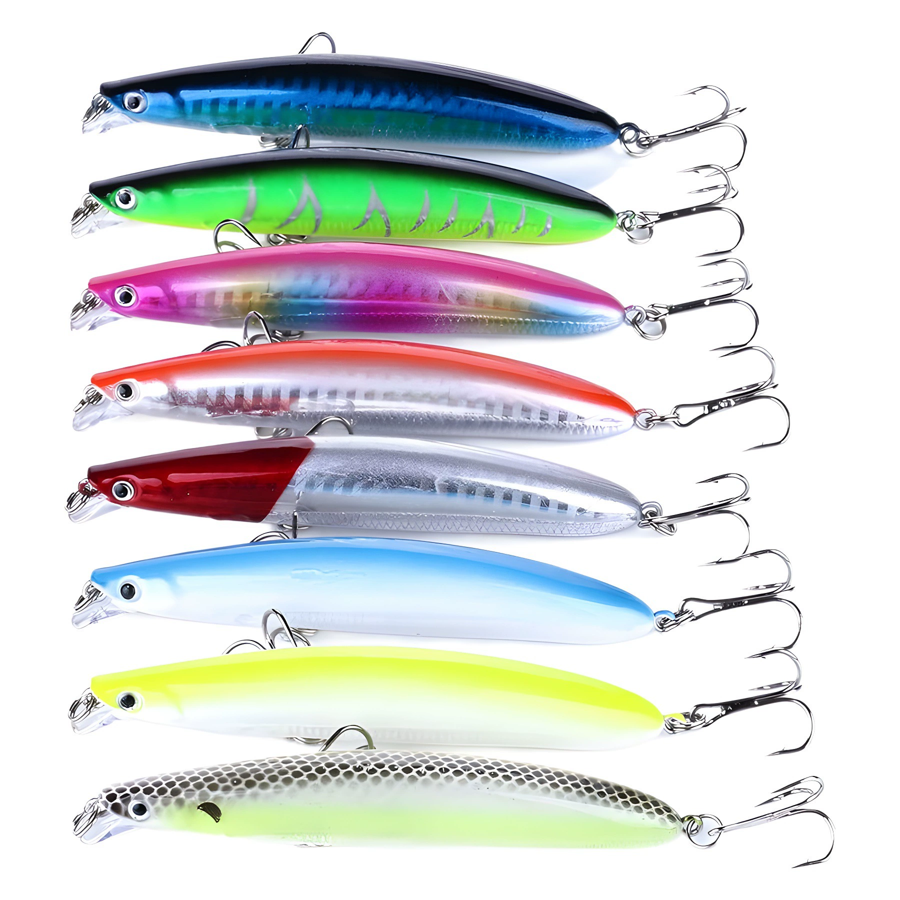 Поставщик наживок для рыбалки Луя, wholesale наклон bass fishing bait из пластика разноцветной бионической подводной минной наживки для рыбалки, оптом через границу
