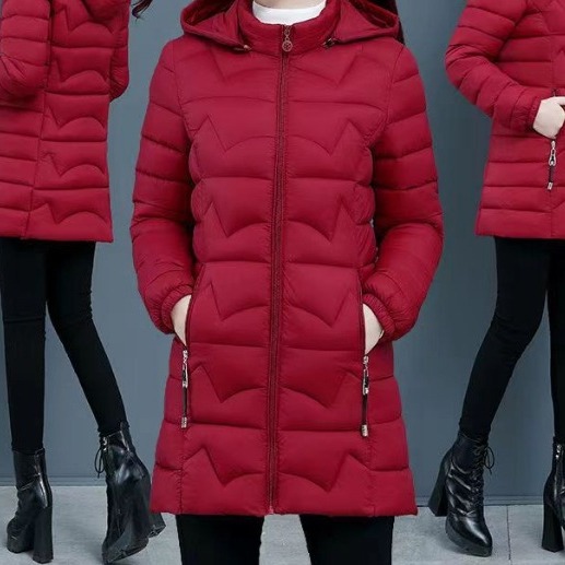 Chaqueta acolchada larga ligera otoño invierno
