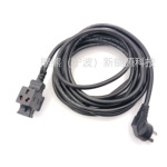 带防水盖国标十字插电源线 抗摔十字地拖电源插座 二芯三芯延长线