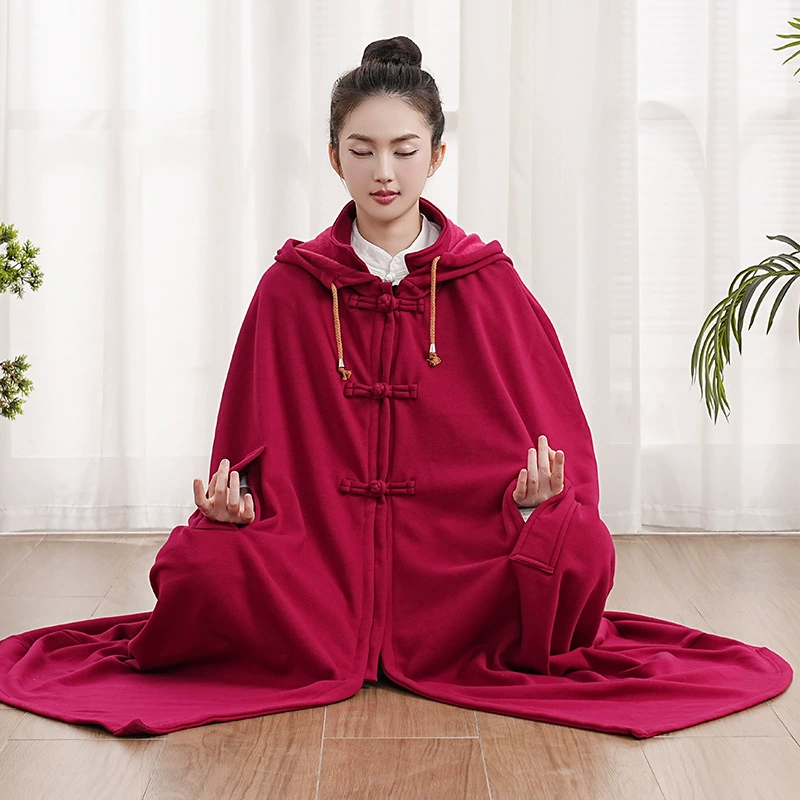 玄善 Zen Мужчины и Женщины сидящая мантия мантия Мант Мант услуги настройки мокрое лезвие плащ плащ