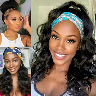 �羳�^���ٰlŮ�L���l�W�����˱��z�l�����^��headband wig���l