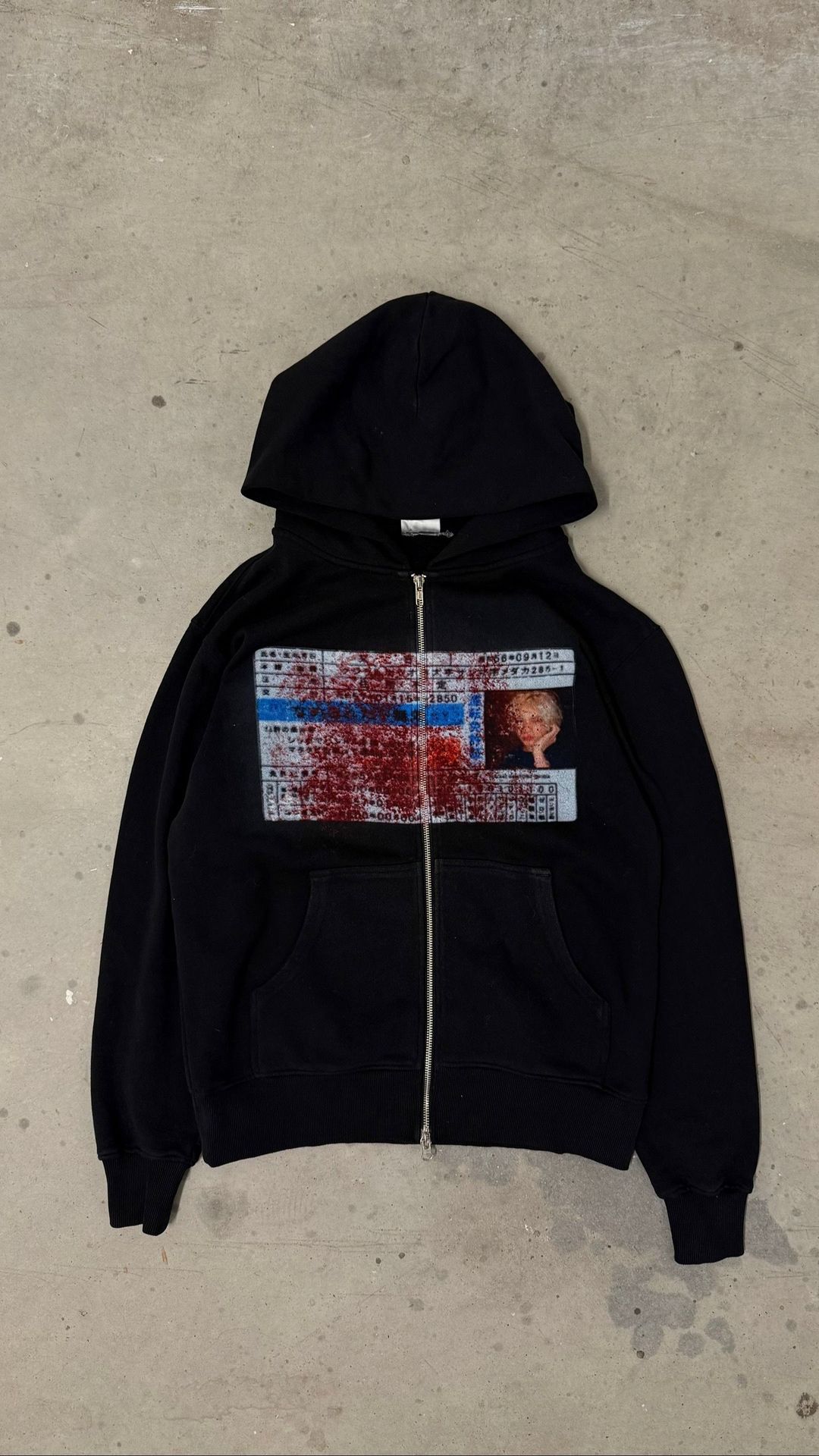 Felpa con zip da uomo rétro personalizzata con stampa_voghion.com