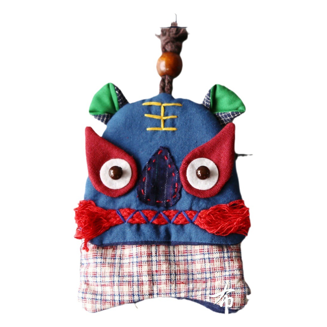 Bumingtang Homespun Dual-Purpose Cartoon Key Bag Zipper Coin Bag on the Back