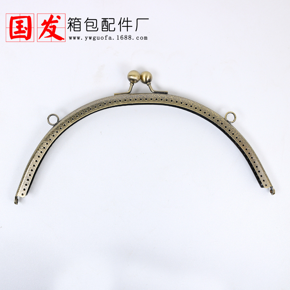 60% de descuento: 25CM boca de relieve semicircular oro plateado, bronce