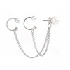 Sophisticated small fashionable ear clips, simple and elegant design, no pierced ears