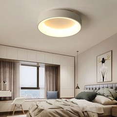 LED ceiling light, round bedroom light, home room light, smart modern minimalist grey and white study main bedroom lighting fixtures