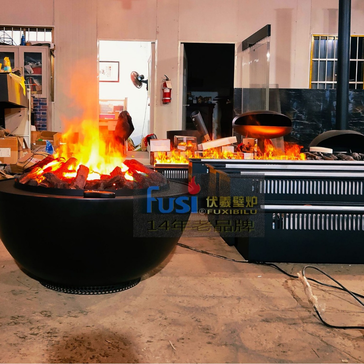 影视围炉道具3d雾化壁炉火盆伏羲水雾壁炉蒸汽壁炉加湿壁炉喷雾炉