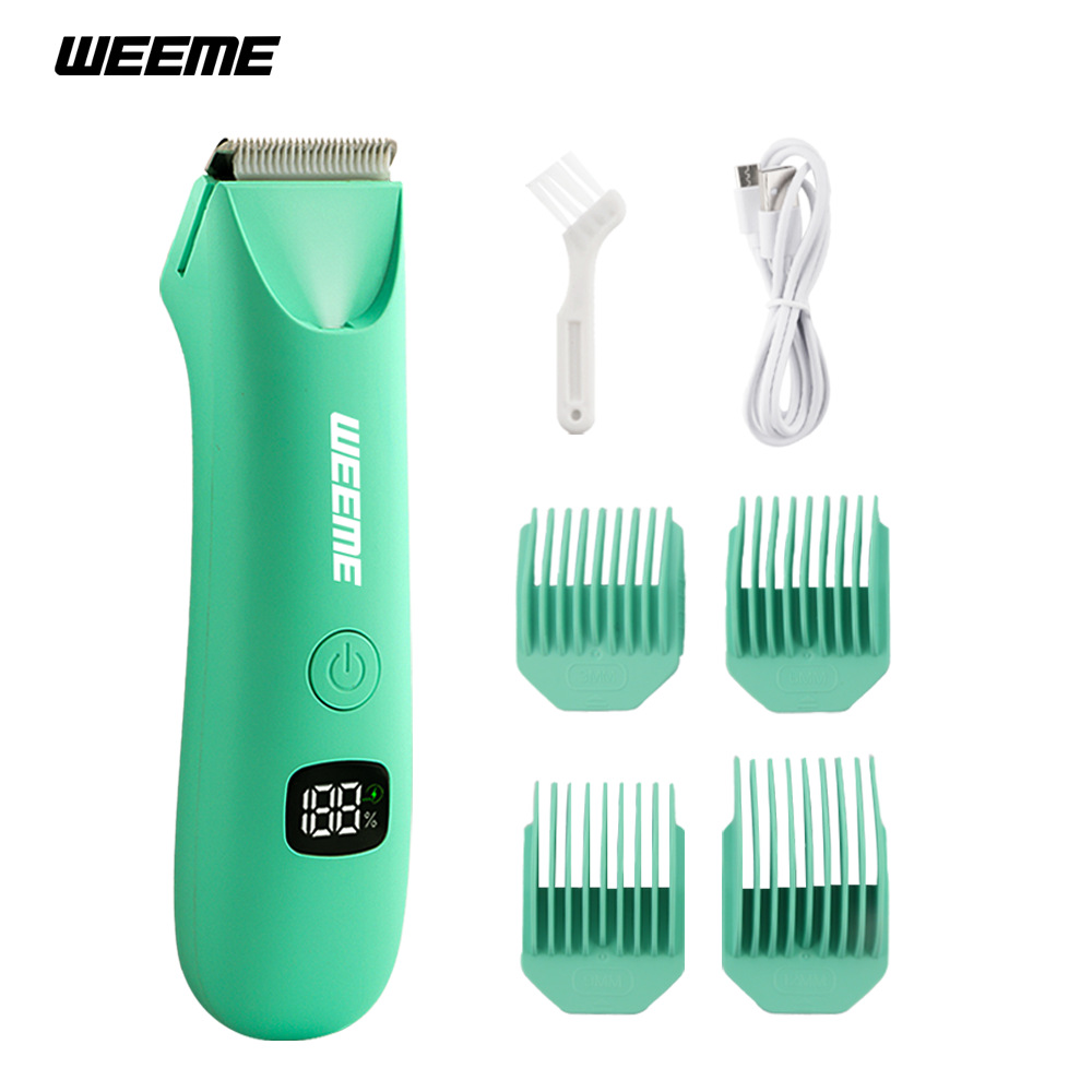 WEEME afeitador eléctrico transfronterizo hombre LCD digital pierna cabello bajo la axila afeitar cortadora privada aparato depilación de todo el cuerpo image 8