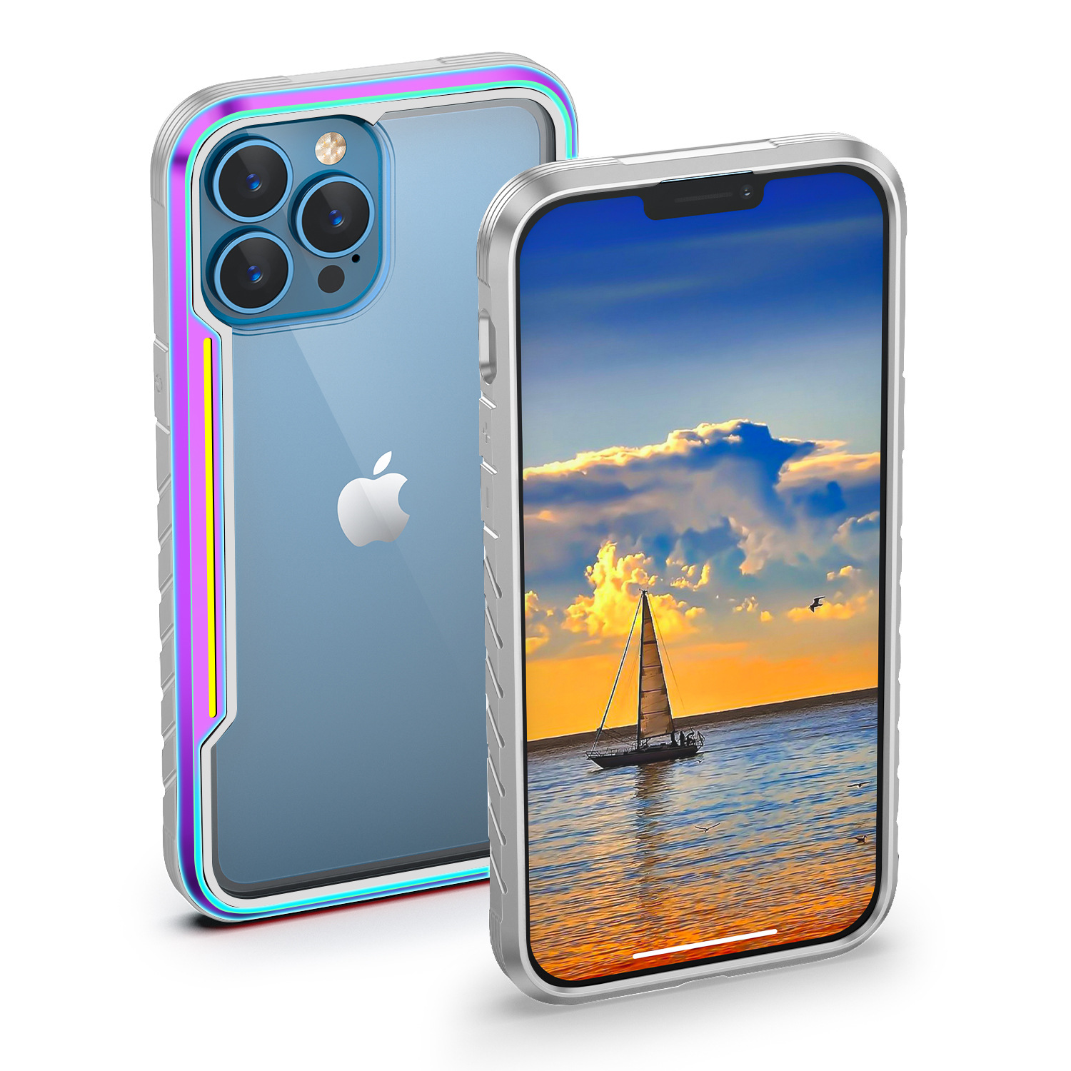适用苹果保护套iPhone13pro Max手机壳金属防摔iPhone12手机套